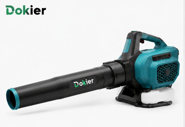 teal_1_hero Dokier AeroFlow X1 Cordless Leaf Blower – Battery Powered Outdoor Cleaning Tool - Image 1